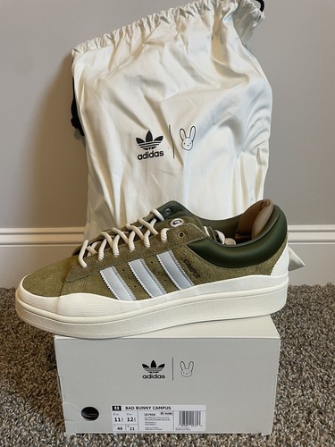 Adidas x Bad Bunny Campus | Olive Green | Green Moss | Size 11.5 | IN HAND