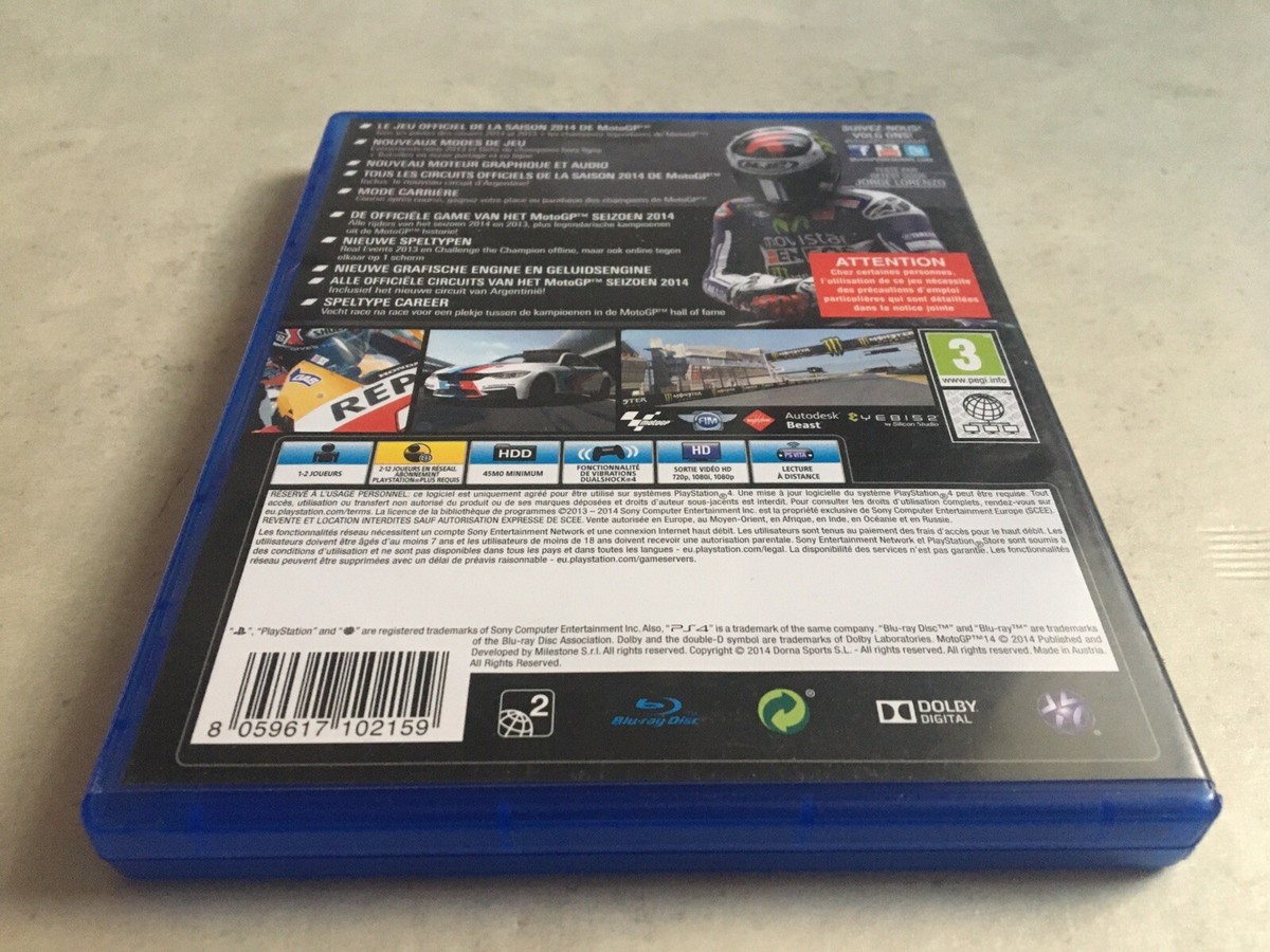 MOTO GP 14 GRAND PRIX 2014 – Sony PlayStation 4 (PS4) – Edition Française PAL
