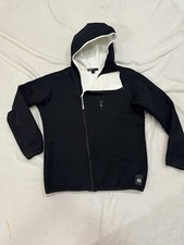 Rare Black Y-3 Adidas Fleece Zipper Hoodie Size Large