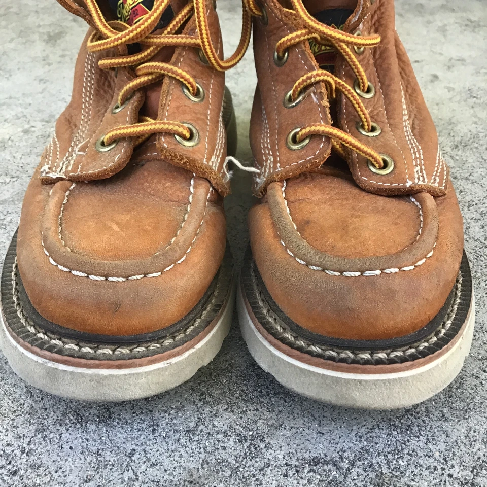 THOROGOOD Botas de Trabajo Juveniles Talla 1M Marrón #314-4110 Cuero Jackson Gladiador Foto 4 de 4