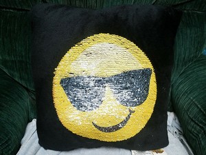 emoji changing pillow
