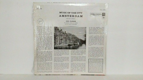 JOS CLEBER Vinyl LP Music of the City Amsterdam 1968 Mono Shrink NM - Picture 3 of 3