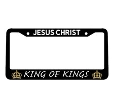 Jesus Christian Religious Car License Plate Frame Plastic God Bless Christ King