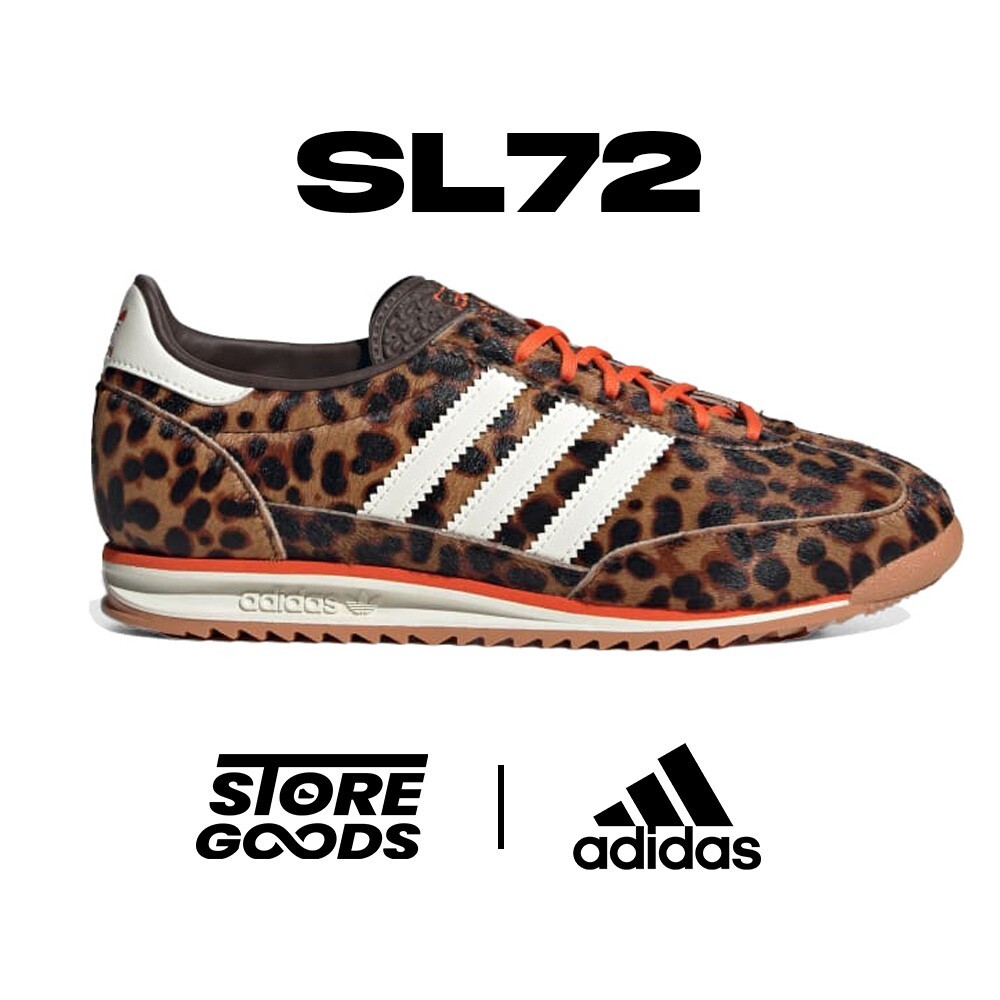 PONY Adidas Originals SL72 Sneaker unisex stampa leopardata 37 38 2 3 39 40 JI0189