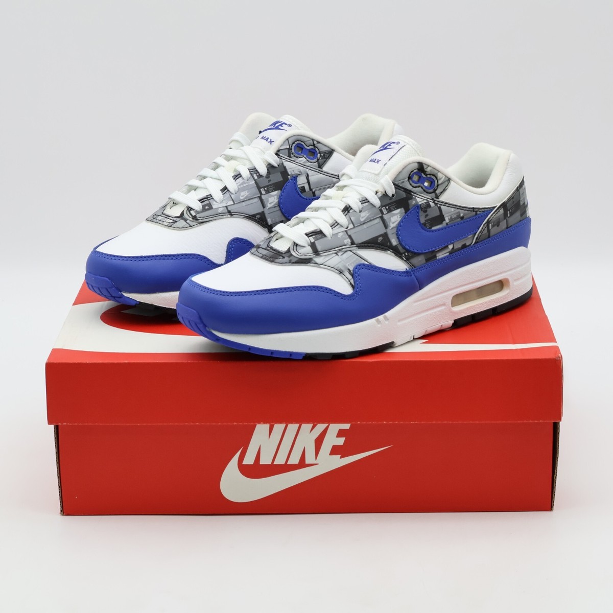AQ0927-100 ATMOS NIKE AIR MAX 1 BLUE WE LOVE NIKE (Men's) | eBay