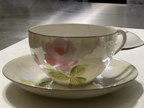 Vintage Hand Painted Floral Coffee Set Made in Japan - Picture 13 of 13