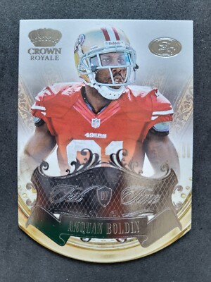 2013 Panini Crown Royale, Anquan Boldin, Test OF Time, San Francisco 49ers