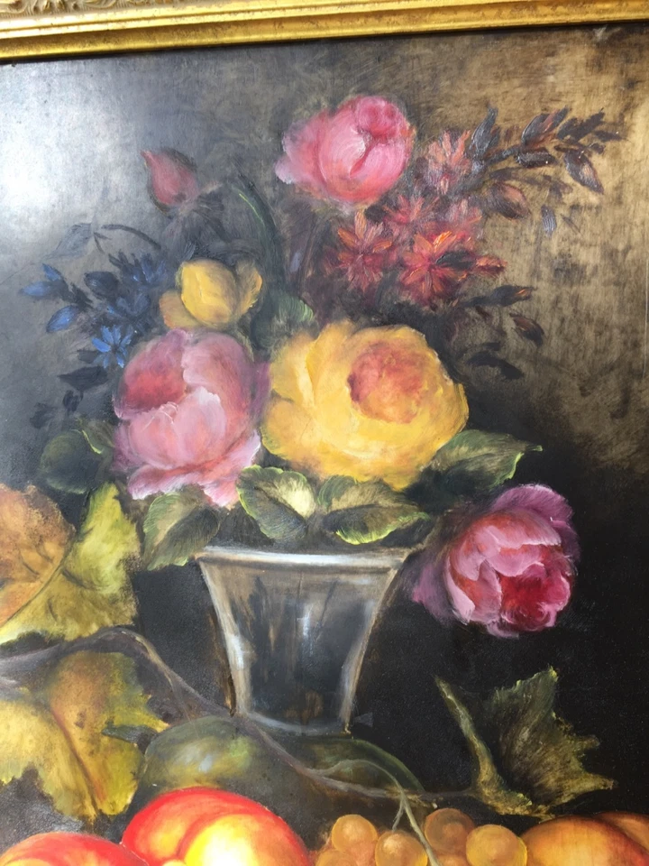 Bodegón pintura al óleo original Foto 4 de 4