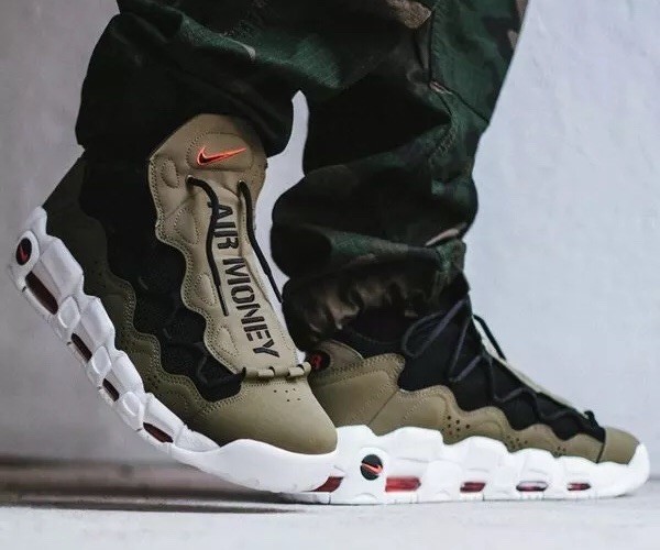 nike air more money verde