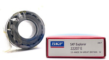 SKF 22207E Spherical Roller Bearing - 35 mm ID, 72 mm OD, 23 mm Width