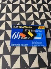 Tone Master 60 Minute Blank Cassette Tape Type 1 Normal Bias