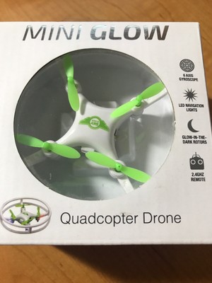 sky rider mini glow pro quadcopter drone