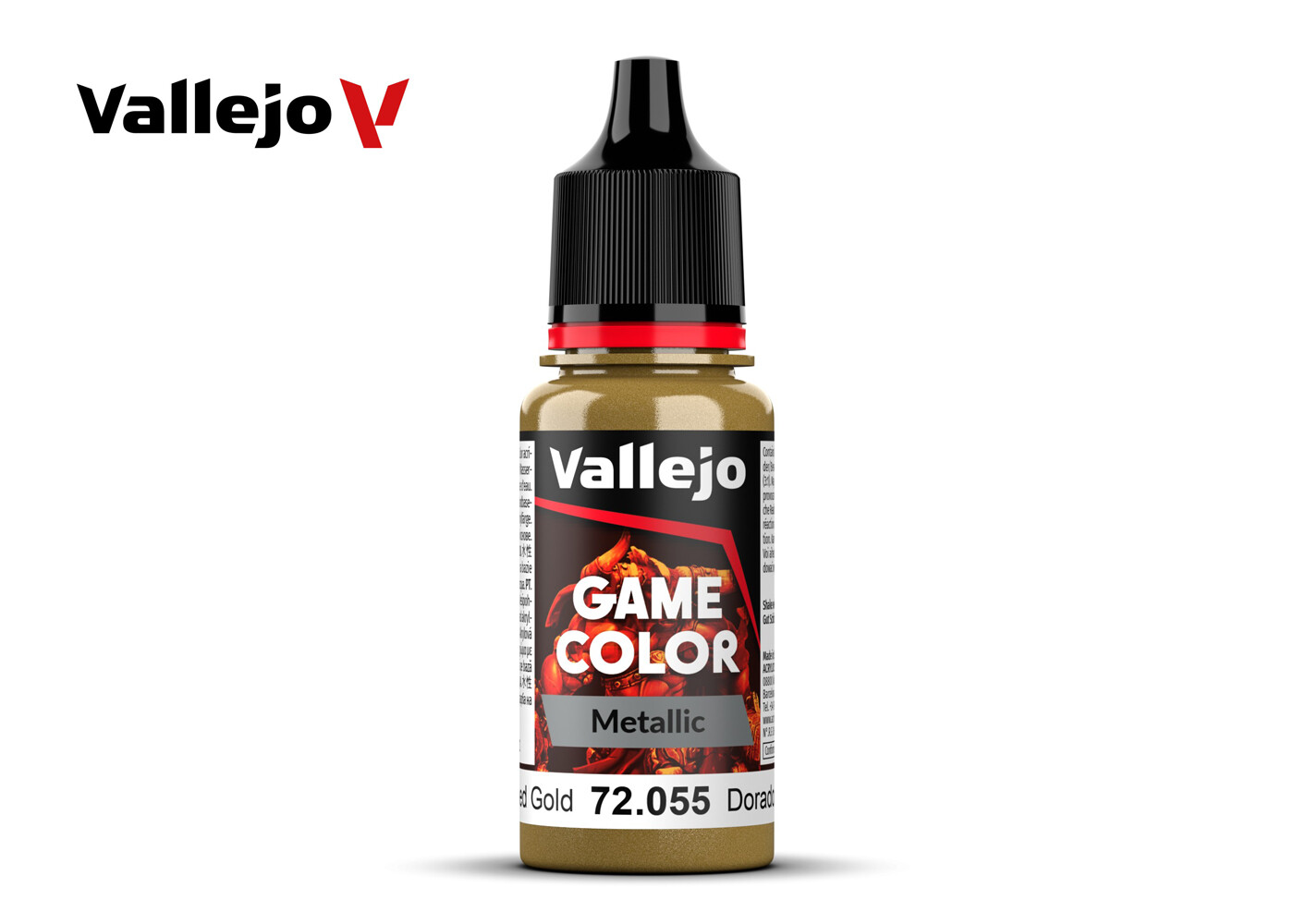 Vallejo Game Color 17ml - Metallic Polished Gold - 72.055