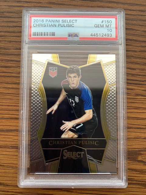 2016 Panini Select Christian Pulisic RC Rookie Card USA #150 Gem Mint