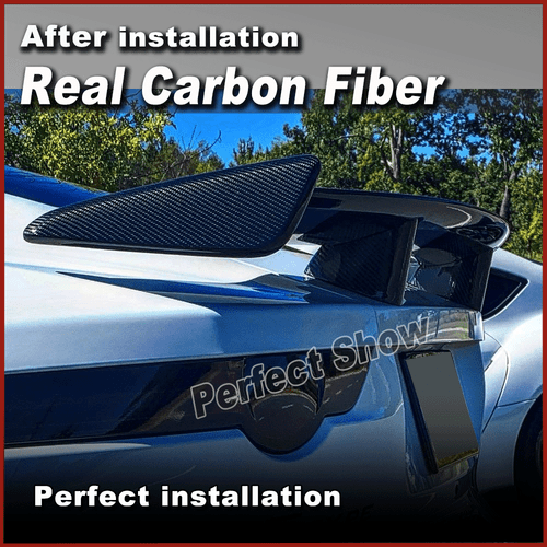 For Jaguar F-TYPE SVR Coupe 2014-2018 REAL Carbon Fiber Rear Trunk Wing Spoiler - Picture 4 of 13