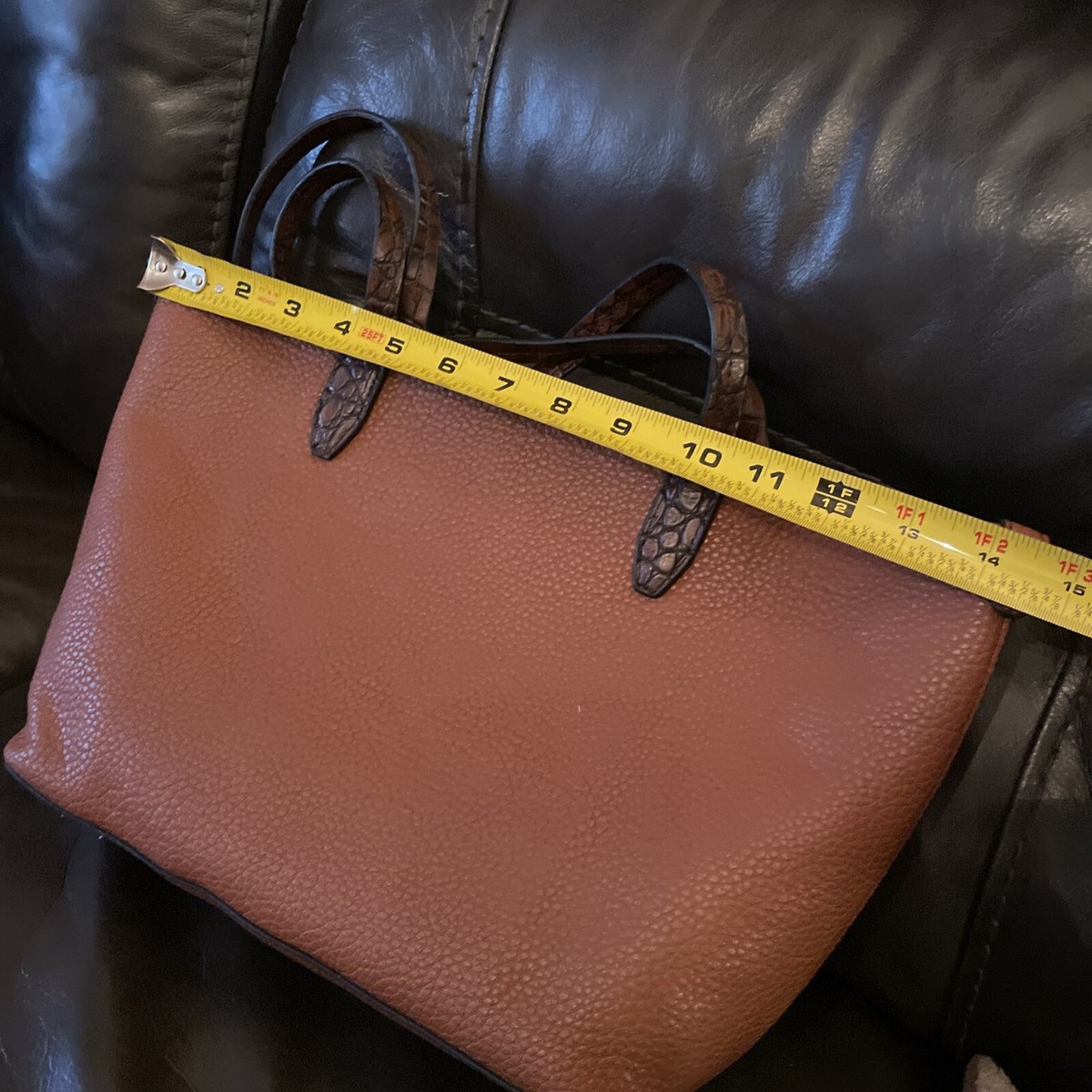 NOATD 8831628 No 8833313 BROWN Leather Rivet Shoulder NOATD 8831628 No 8833313 BROWN Leather Rivet Shoulder