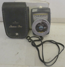 Gossen Luna Pro Light Meter with Leather Case  Strap - Made in Germany -