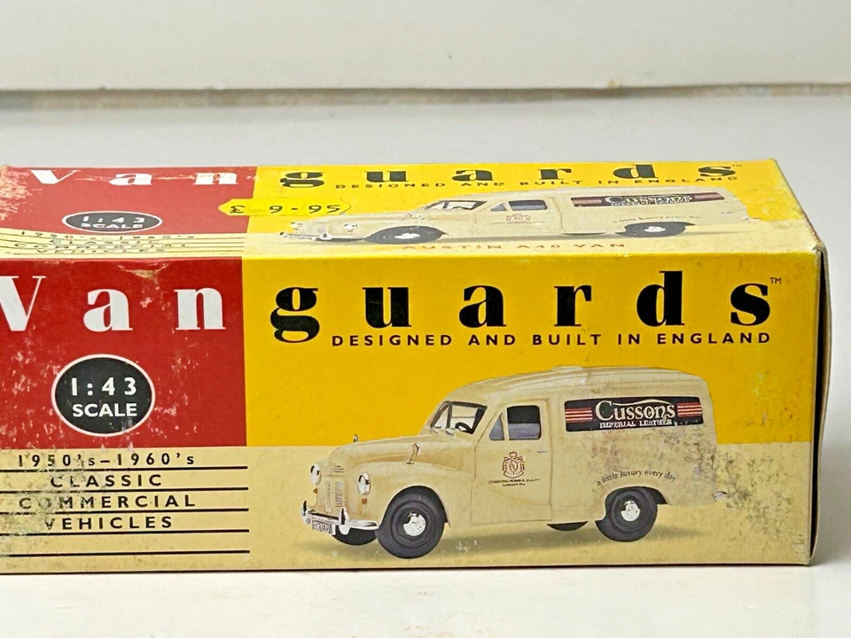 Vanguard 1:43 Scale Diecast Austin A-40 Panel Van Cusson's Leather with Box - Image 4 of 4