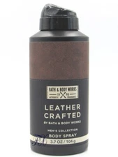BATH & BODY WORKS LEATHER CRAFTED BODY SPRAY FOR MEN 3.7 OZ