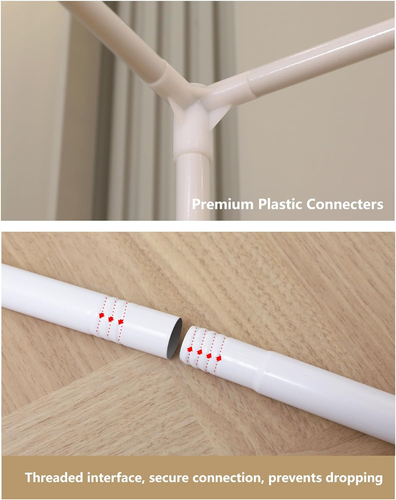 Premium Canopy Bed Frame Posts for Full Size Beds - Sturdy Metal Poles, Four Cor - Picture 7 of 7