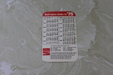 Calendario billetera Coca-Cola 1975