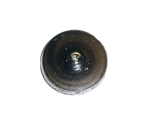 Beautiful Flower Czech Glass Shank Button 1-1/8" Multi-Color Blue Brown Gold - Picture 3 of 6