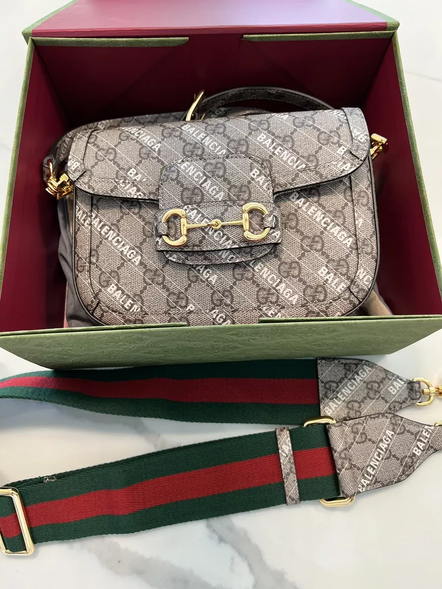 Gucci x Balenciaga HORSEBIT 1955 The Hacker Project Small Shoulder Bag Rare New Gucci x Balenciaga HORSEBIT 1955 The Hacker Project Small Shoulder Bag Rare New