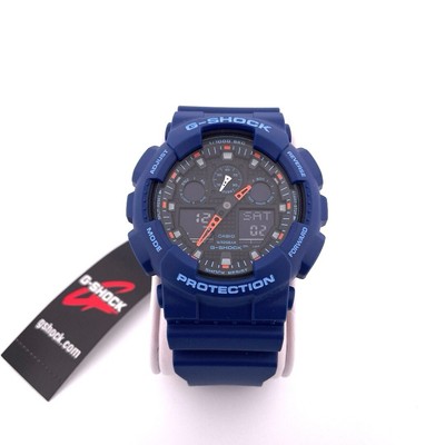 Casio G-Shock GA100L-2A Digital-Analog Men's Wristwatch - Blue