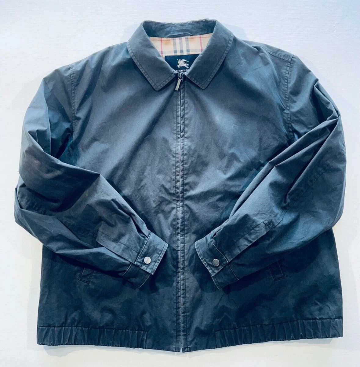 Burberry harrington jacket best sale blue
