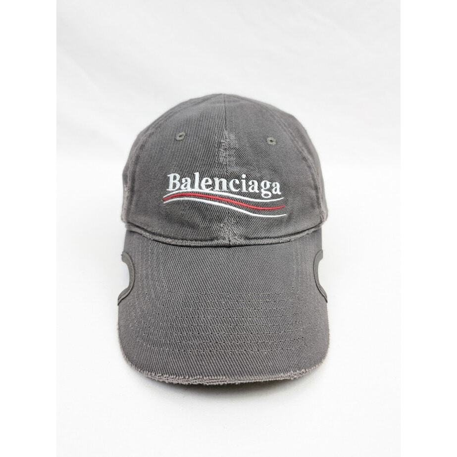 Balenciaga Cotton Drill Gaffer Cap/Hat in Smokey Grey BNWT M | eBay
