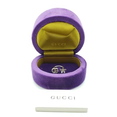 {poteto}GUCCI フラワーリング 19号 poteto様専用}GUCCI フラワーリング 19号 925 Sterling Silver Double