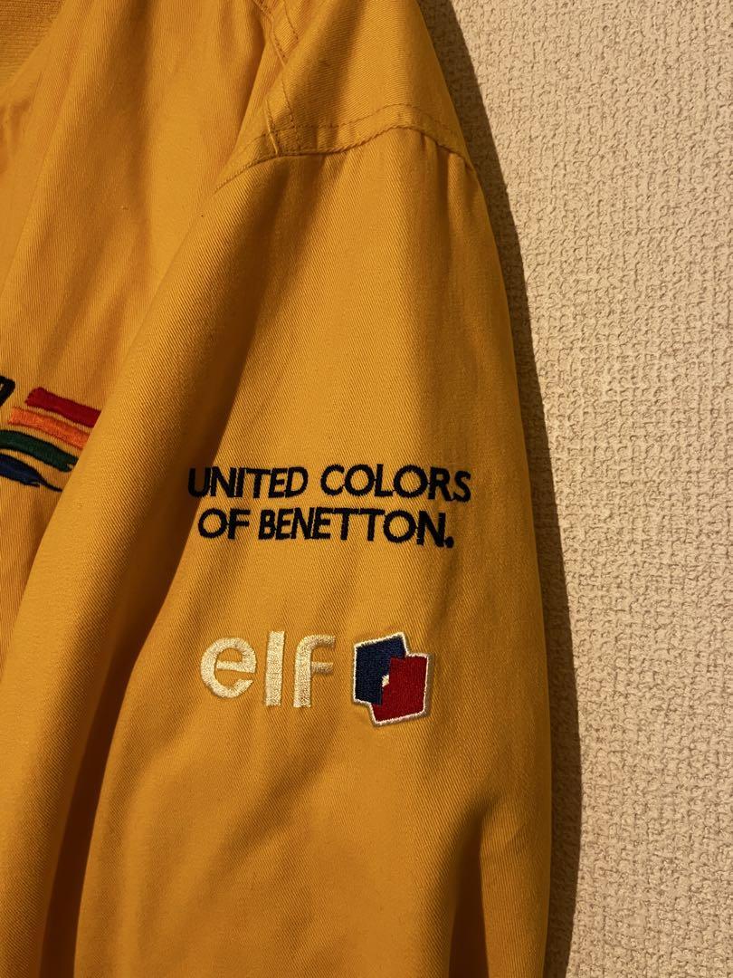 BENETTON F1 イエロー ジャケット Vintage Sparco x Benetton
