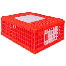 Geflügel Transportbox Huhn Ente Wachtel mit Tür oben und 2x Seitentür 74x55x29cm