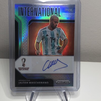 Mascerrano Sign 2022 Prizm FIFA World Cup International Ink SILVER AUTO /99 Javier ...