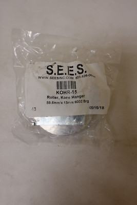 S.E.E.S. KONE Elevator Door Hanger Roller 59.6mmX13mm 6002 BRG ~ Blue ~ KOHR-15