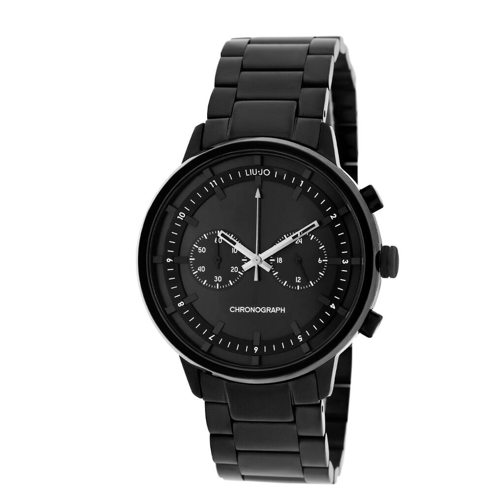 Wristwatch LIU JO Luxury CENTURY TLJ1930 Chrono Stainless Steel Black