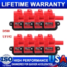 8 Pack High Performance Ignition Coil Set For Chevy GMC LS1 LS6 D580 C1144 UF192