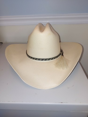 MHT Western Straw Hat 6 3/4 Low 