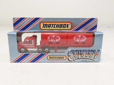 Matchbox CY-18 Convoy 1983 Diecast Truck Kit Kat Unpunched LN 31813