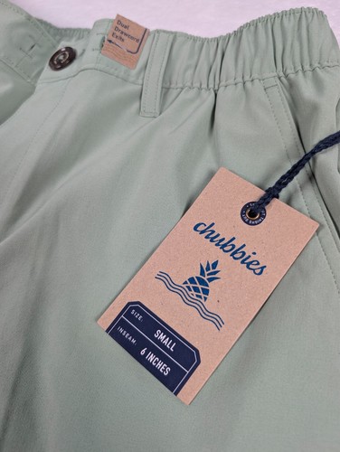 Chubbies Everywhere Herrenshorts klein hellgrün 6" The Altitudes neu mit Etikett...
