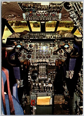 Flight Deck of the Concorde - Control Panel (6 x 4 in) Postcard 7102