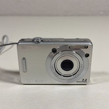 Sony Cyber-shot DSC-W55 7.2MP Digital Camera Silver Parts Repair Read