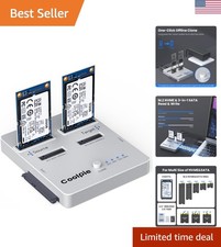 Versatile M.2 SSD Cloner: Supports NVMe/SATA, 22TB Capacity, Rapid Transfers