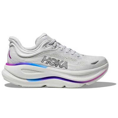 HOKA Bondi 9 Road-Running Shoes - Cosmic Grey/White
