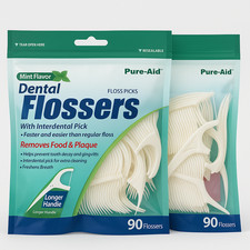 180ct DENTAL FLOSS Mint Flavored Flossers Toothpick Oral Cleaning Teeth Care