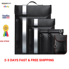 Faraday Bags EMP Proof Anti-Tracking Waterproof Fireproof for Phones Laptops