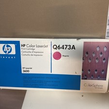 HP Q6473A Magenta Color LaserJet Print Toner Cartridge Original for 3600 Series