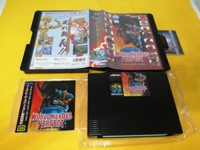 Neo Geo SNK  WORLD HEROES PERFECT Neogeo  AES SNK.