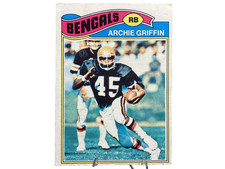 1977 Topps Archie Griffin # 269 EX vintage football ROOKIE card (HOF) sport card. rookie card picture