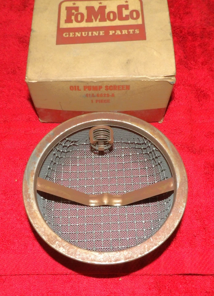 1932-1959 Ford Car Custom Fairlane Thunderbird Truck NOS 8-CYL OIL PUMP SCREEN - Image 3 of 3
